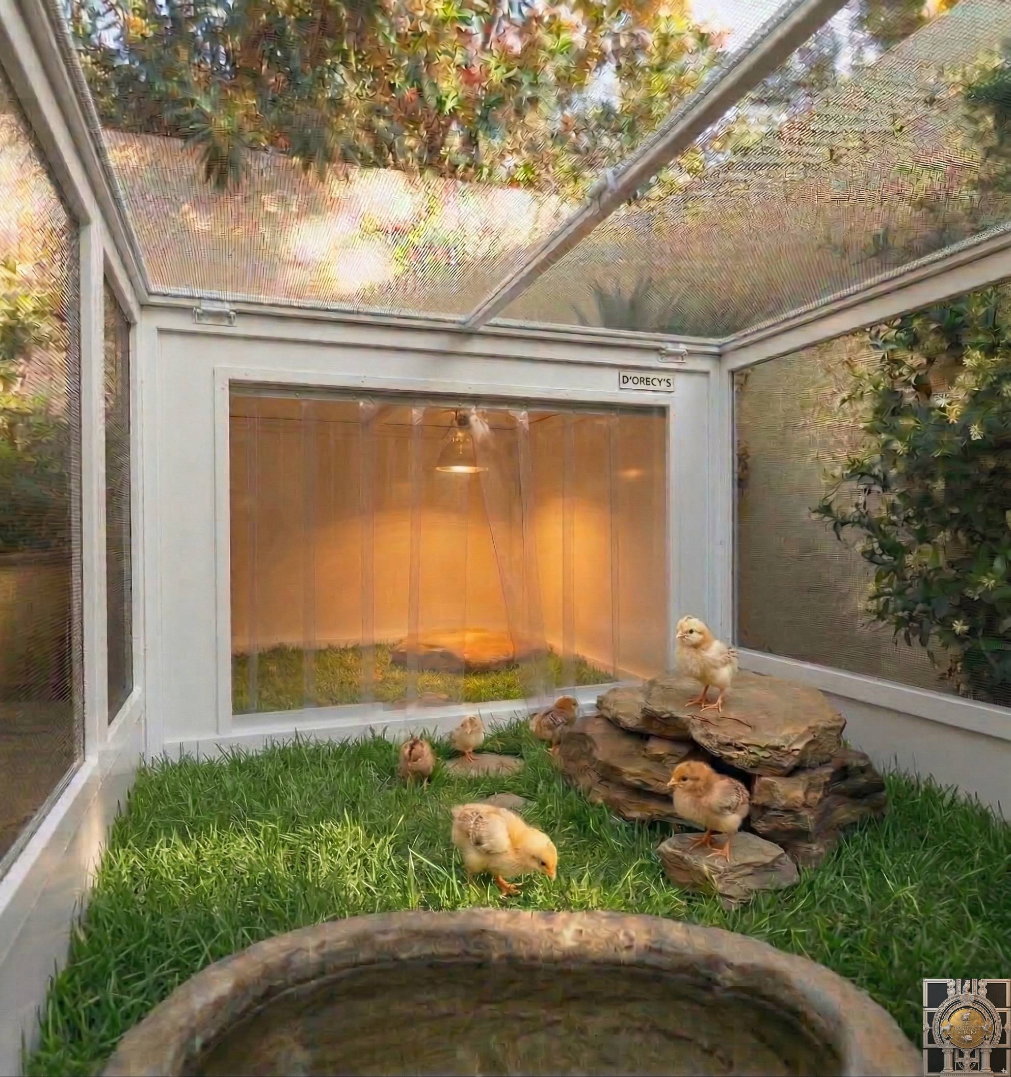 Insulated Pet enclosure with screen run