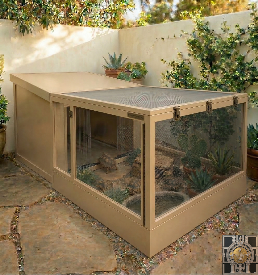 Insulated Pet enclosure with screen run