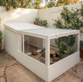 Insulated Pet enclosure with screen run